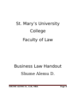 BUSINESS LAW shume.doc